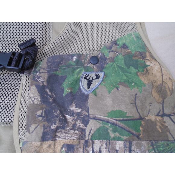 Scent Blocker Realtree Camo Hunting Vest M/L Ripstop Pocket W/ Detachable Seat - Picture 4 of 13
